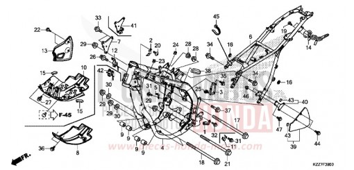 FRAME BODY CRF250LAK de 2019
